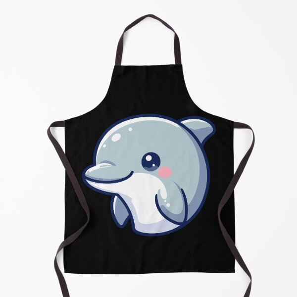 Item preview, Cute Vectoral Dolphin Face designed and sold by ArtfulWeave.