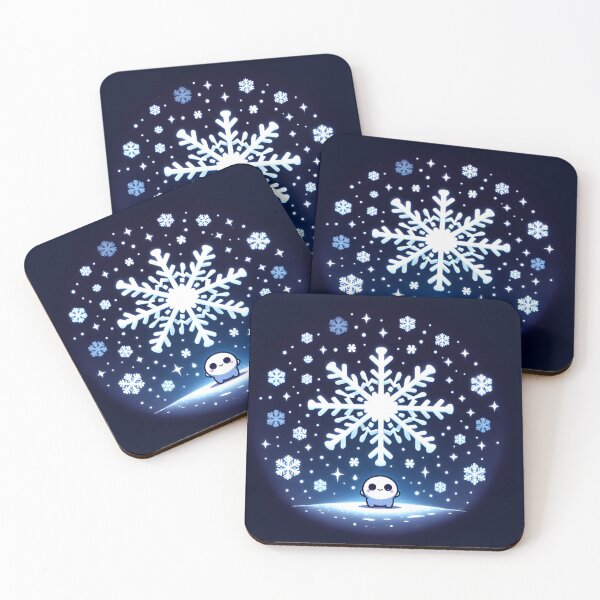 Item preview, Chibi Snowflake: A Whimsical Winter Night designed and sold by Flauntra.