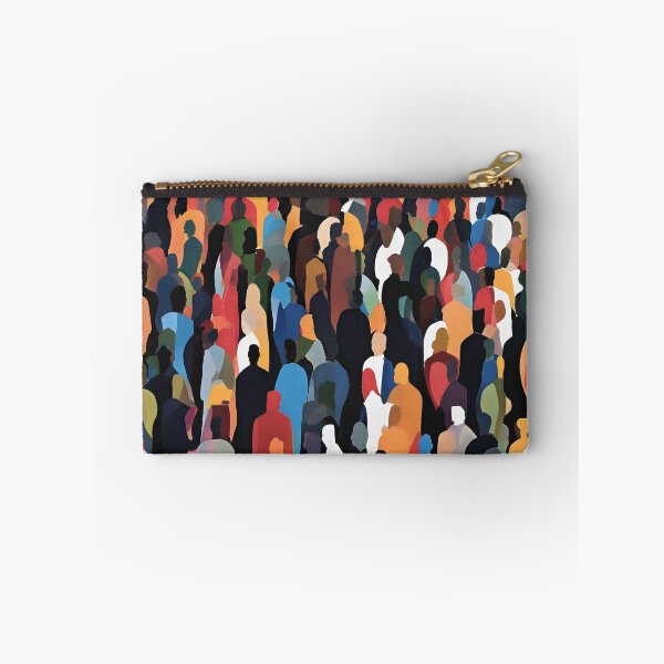 Item preview, People Crowd Silhouette Watercolor designed and sold by the-cc.