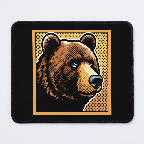 Item preview, Pop art bear portrait designed and sold by gosecreativo20.
