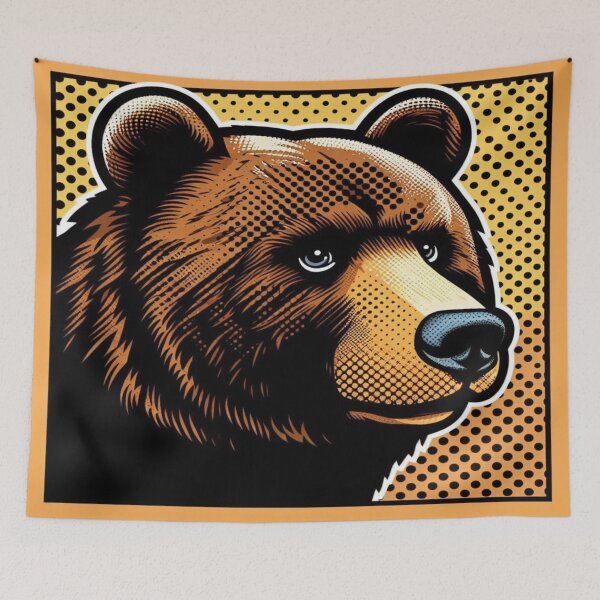 Item preview, Pop art bear portrait designed and sold by gosecreativo20.