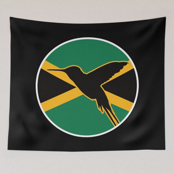 Item preview, Jamaica Hummingbird Jamaican National Animal Flag designed and sold by FlagX.