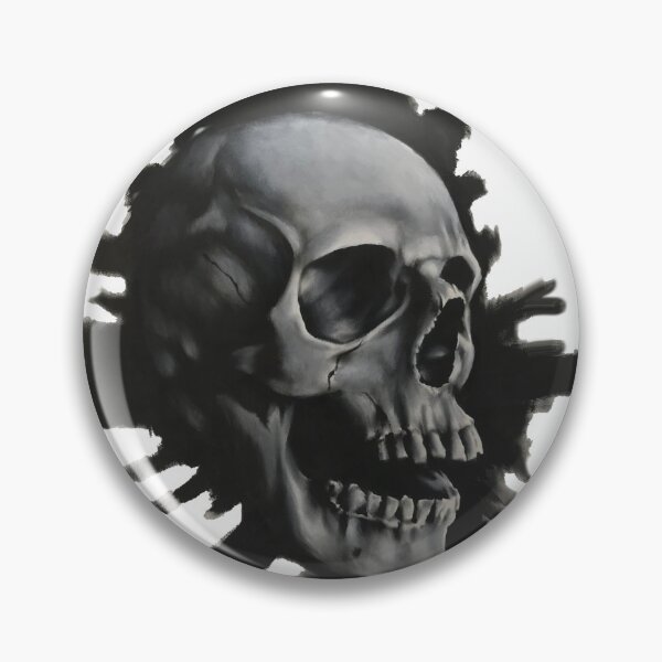 Item preview, Brushstroke Skull designed and sold by CaptainKerrArt.