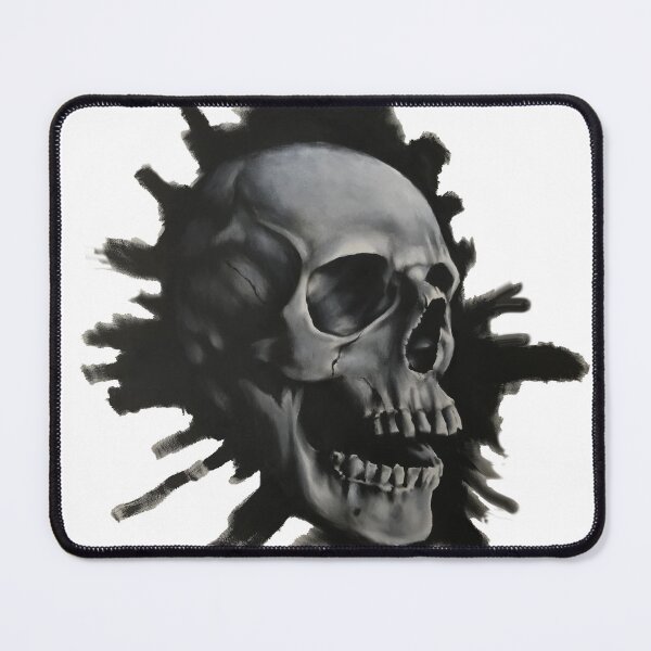 Item preview, Brushstroke Skull designed and sold by CaptainKerrArt.
