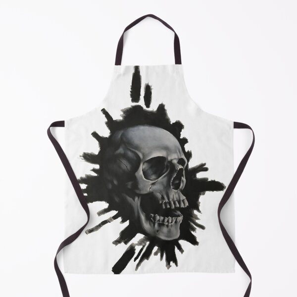 Item preview, Brushstroke Skull designed and sold by CaptainKerrArt.