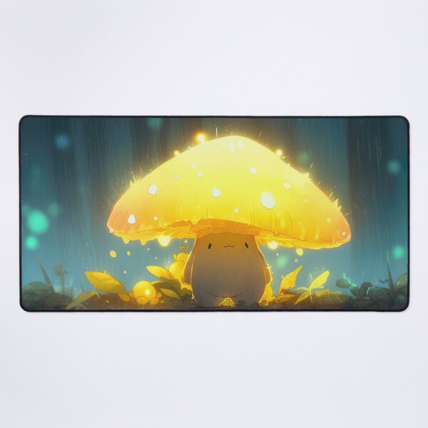 Item preview, Cute Yellow Neon Mushroom designed and sold by momosstyle.