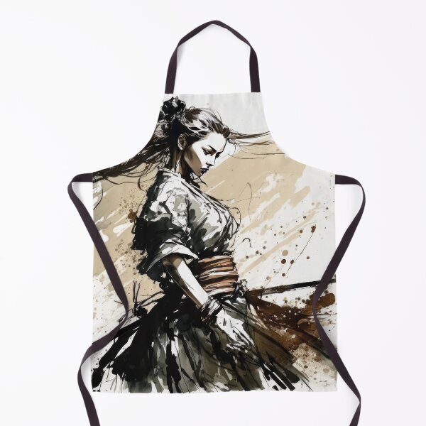 Item preview, Guerrera samurai japonesa designed and sold by AdamesArtStudio.