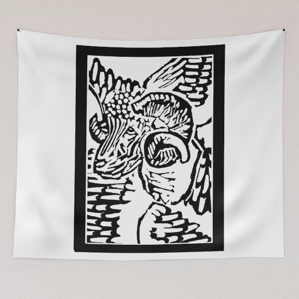 Item preview, "Lamb of God" Sheep linocut illustration designed and sold by Olivia Braunsteiner.