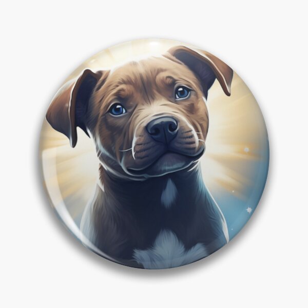 Item preview, Staffy Rules the Snowy Heights designed and sold by Nocturne  Paws.