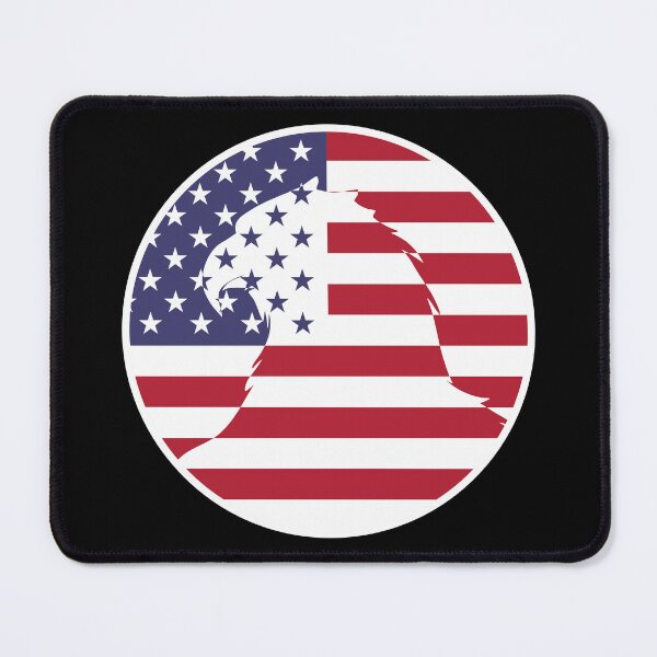 Item preview, USA United States Bald eagle American National Animal Flag designed and sold by FlagX.