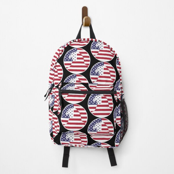 Item preview, USA United States Bald eagle American National Animal Flag designed and sold by FlagX.