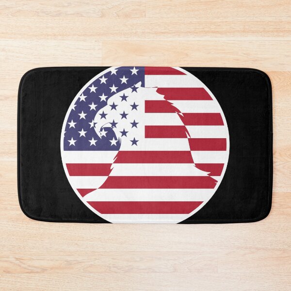 Item preview, USA United States Bald eagle American National Animal Flag designed and sold by FlagX.