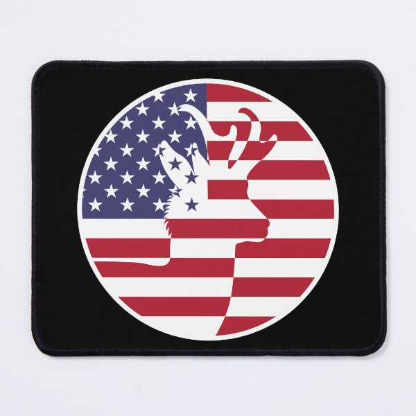 Item preview, USA United States Pronghorn American National Animal Flag designed and sold by FlagX.
