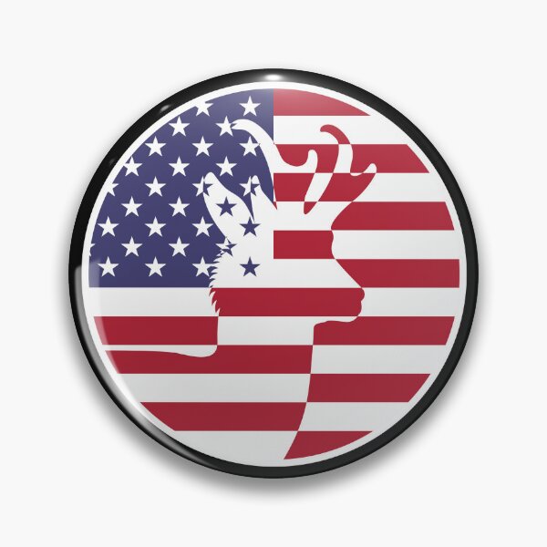 Item preview, USA United States Pronghorn American National Animal Flag designed and sold by FlagX.
