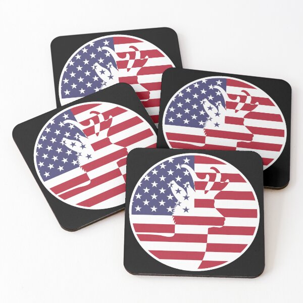 Item preview, USA United States Pronghorn American National Animal Flag designed and sold by FlagX.