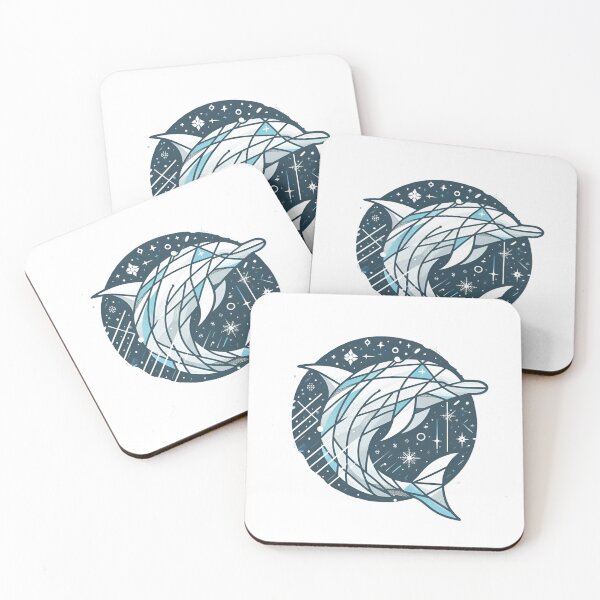 Item preview, Geometric Dolphin designed and sold by MusesWhispers.