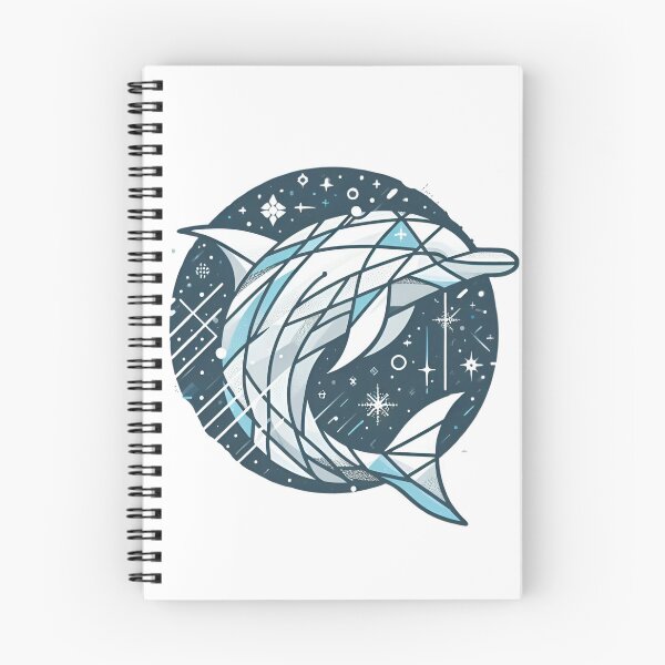 Item preview, Geometric Dolphin designed and sold by MusesWhispers.