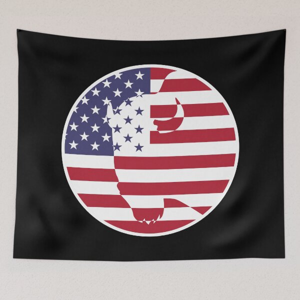 Item preview, USA United States Buffalo Bison American National Animal Flag designed and sold by FlagX.