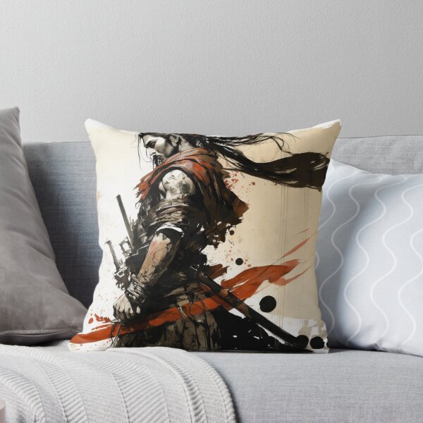 Item preview, Japanese Samurai Warrior Anime Character designed and sold by AdamesArtStudio.