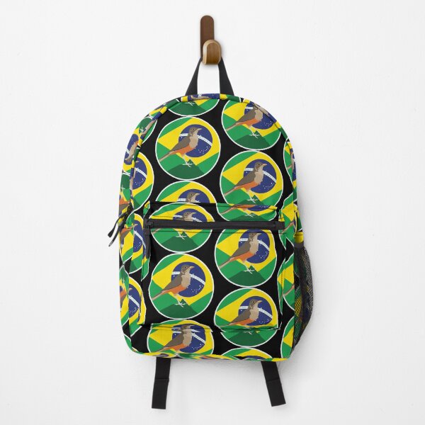 Item preview, Brazil Rufous-bellied thrush Brazilian National Animal Flag designed and sold by FlagX.