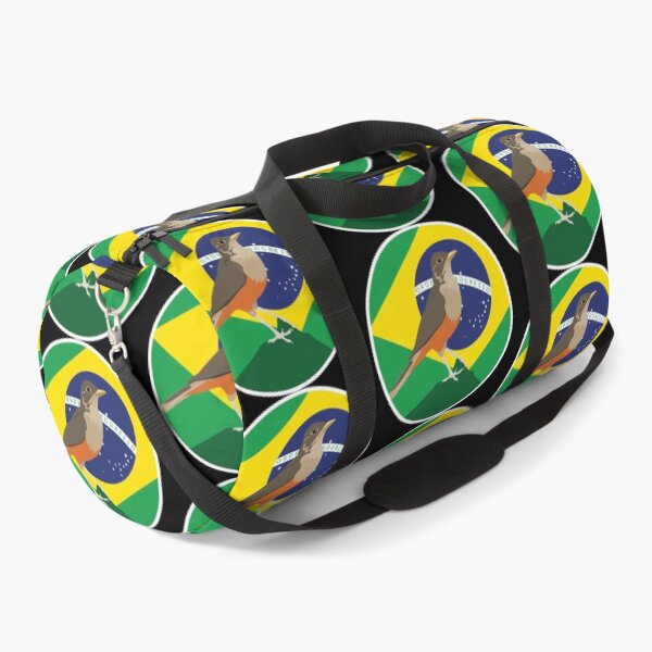 Item preview, Brazil Rufous-bellied thrush Brazilian National Animal Flag designed and sold by FlagX.