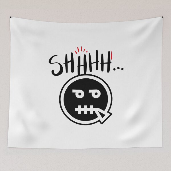 Item preview, Shhhh Silent - Embrace the Quiet Elegance designed and sold by the-x-designs.