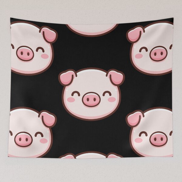 Item preview, Cute Vectoral Pig Face designed and sold by ArtfulWeave.