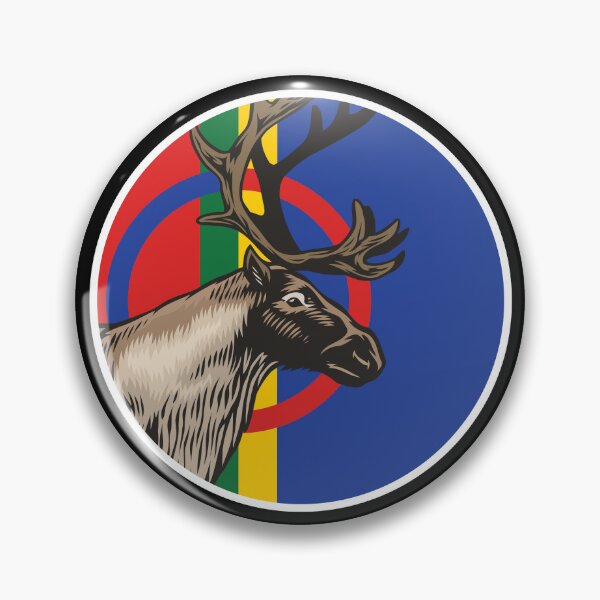 Item preview, Sami Reindeer Saami National Animal Flag designed and sold by FlagX.