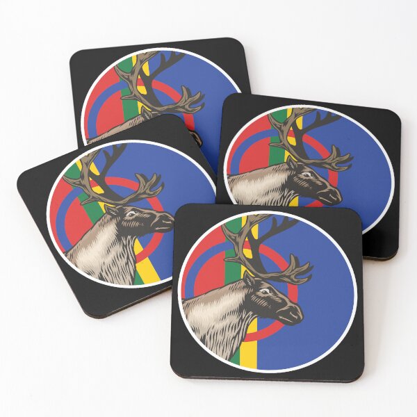 Item preview, Sami Reindeer Saami National Animal Flag designed and sold by FlagX.