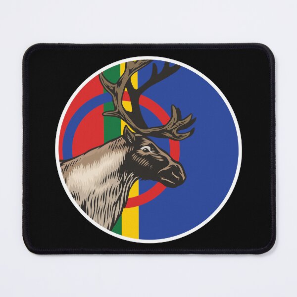 Item preview, Sami Reindeer Saami National Animal Flag designed and sold by FlagX.