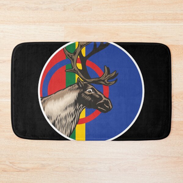 Item preview, Sami Reindeer Saami National Animal Flag designed and sold by FlagX.