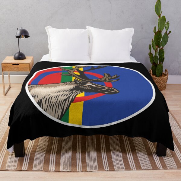 Item preview, Sami Reindeer Saami National Animal Flag designed and sold by FlagX.