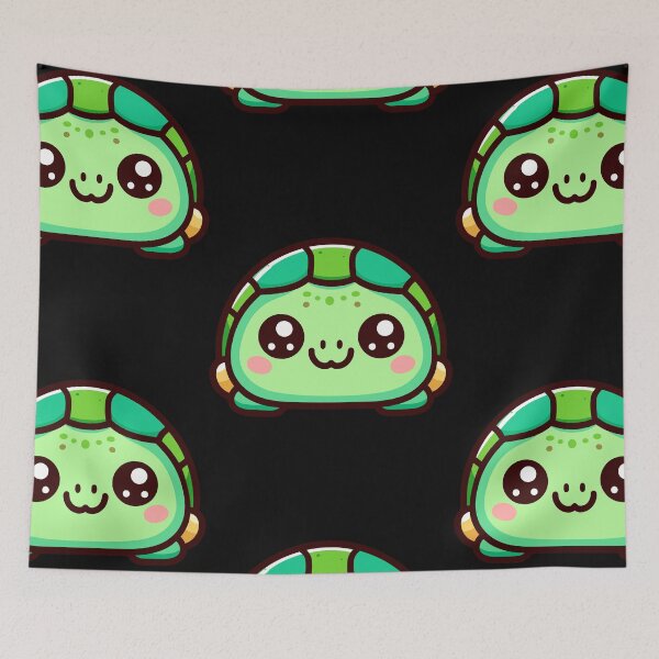 Item preview, Cute Vectoral Turtle Face designed and sold by ArtfulWeave.