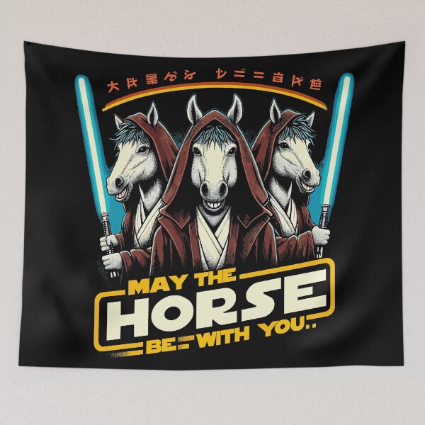Item preview, May the Horse be with You designed and sold by RafaelLima7.