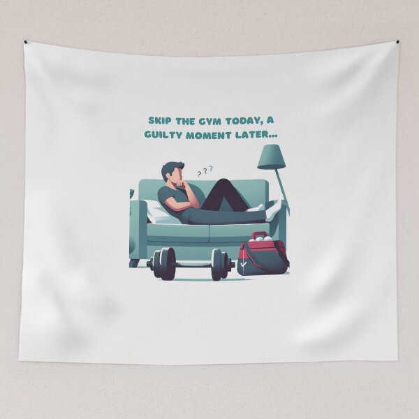Item preview, Skip the Gym Today, A guilty moment later... designed and sold by creativechaster.