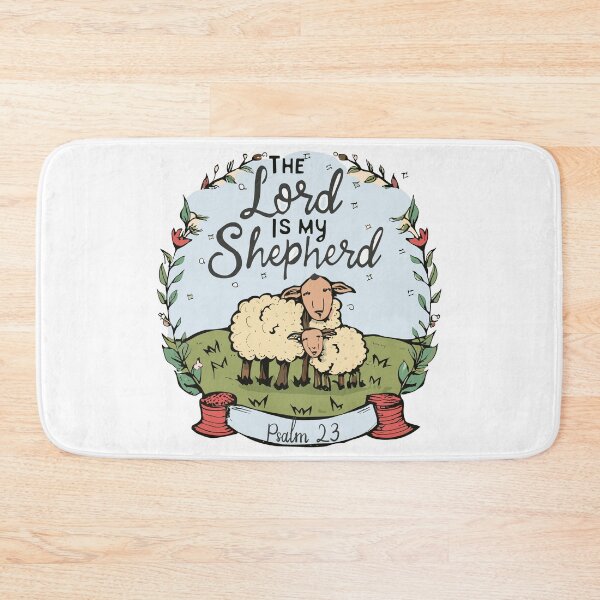 Item preview, The Lord is My Shepherd: Adorable Sheep Design with Pastoral Vibes designed and sold by HahaHandlesHub.