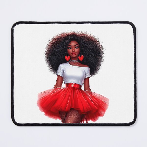 Item preview, Valentine´ s Day Afro American Girl Art Work, Valentine Day Black Woman, Love Design designed and sold by gabrielakrall.