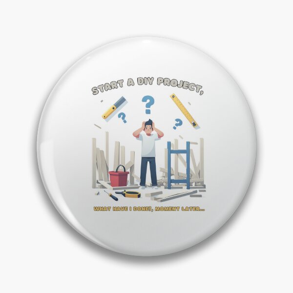 Item preview, Start a DIY Project,  'what have I done?' moment later... designed and sold by creativechaster.