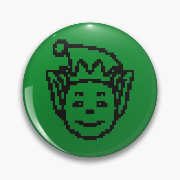 Item preview, Christmas elf pixel art  designed and sold by Xatutik.art.