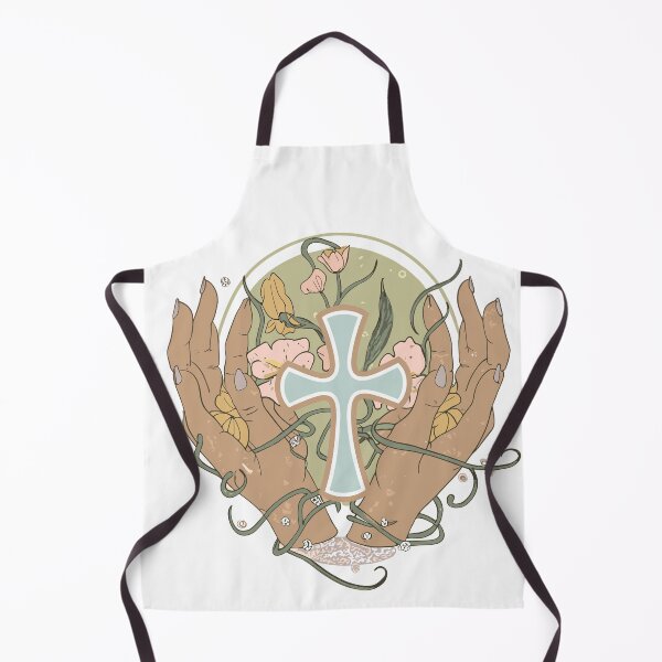 Item preview, Woman of Faith - Christian Cross Floral Design designed and sold by HahaHandlesHub.