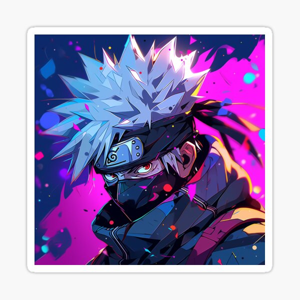 Hatake Kakashi Kid Vs Adult in Naruto Vinyl Wall Art Decal