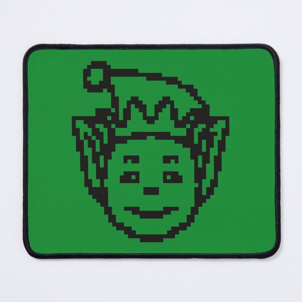 Item preview, Christmas elf pixel art  designed and sold by Xatutik.art.