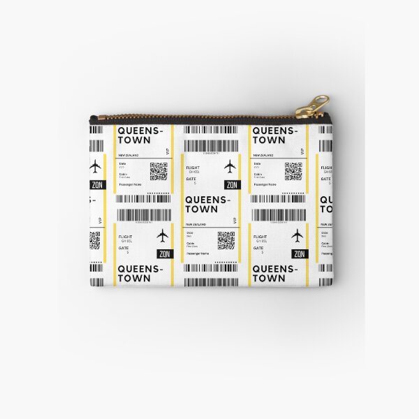 Item preview, Queenstown, New Zealand Airplane Boarding Pass designed and sold by RoamInk.