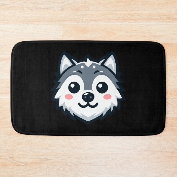 Item preview, Cute Vectoral Wolf Face designed and sold by ArtfulWeave.