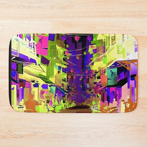 Item preview,  Hanoi Vietnam Vintage Travel and Tourism Abstract Advertising Print designed and sold by posterbobs.