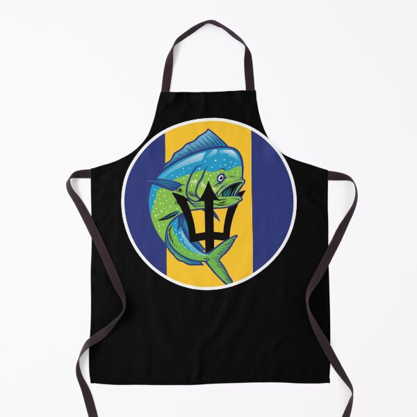 Item preview, Barbados Mahi-mahi Barbadian National Animal Flag designed and sold by FlagX.