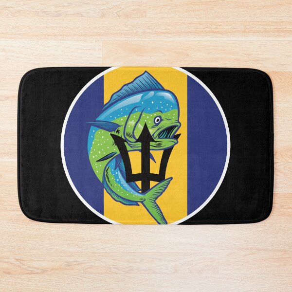 Item preview, Barbados Mahi-mahi Barbadian National Animal Flag designed and sold by FlagX.