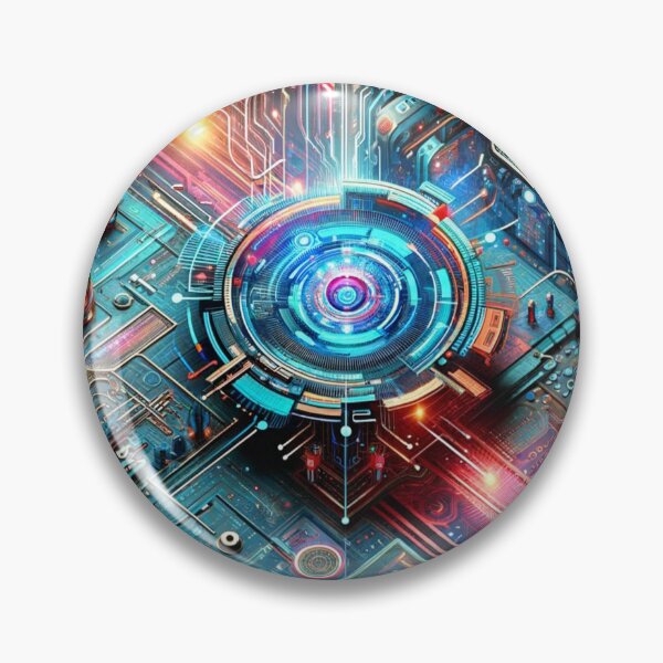 Item preview, Futuristic Techno-Scape The Art of Innovation designed and sold by Nardaz.