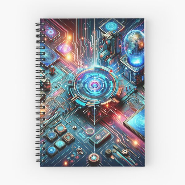 Item preview, Futuristic Techno-Scape The Art of Innovation designed and sold by Nardaz.