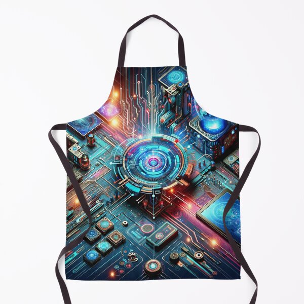 Item preview, Futuristic Techno-Scape The Art of Innovation designed and sold by Nardaz.